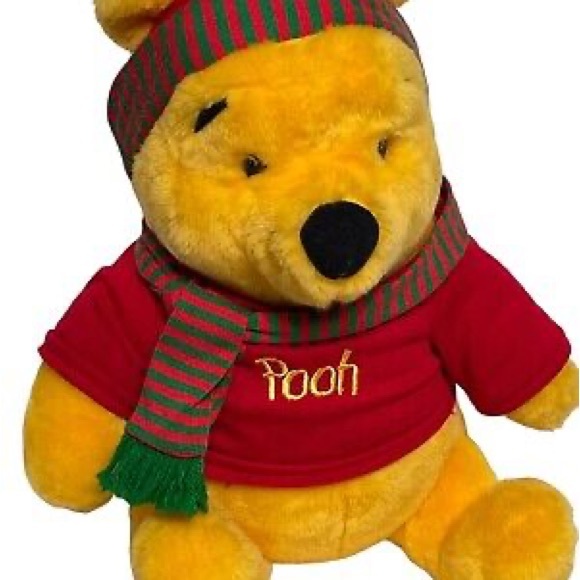 *HP*Disney Winnie The Pooh Bear Plush Mattel - Picture 6 of 9